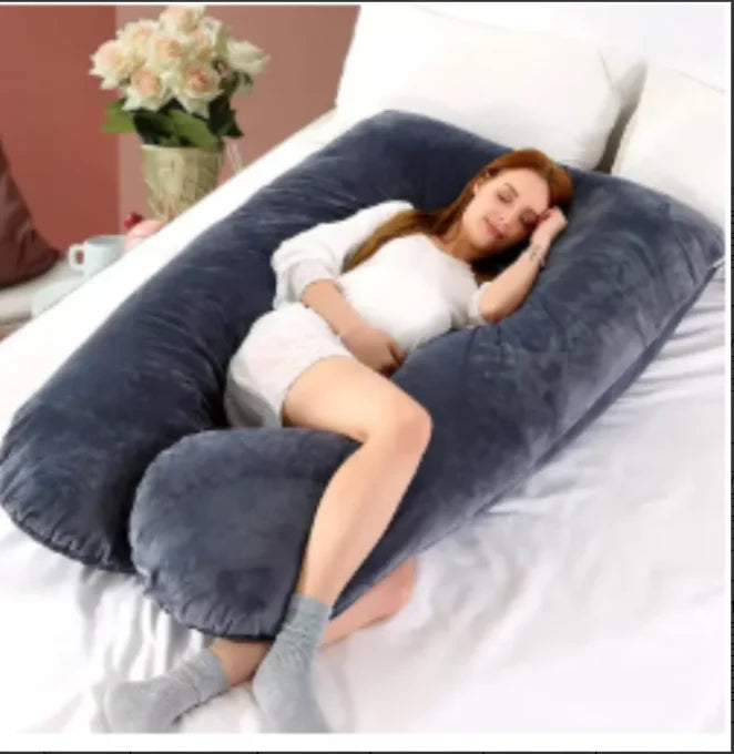Pregnancy Pillow Soft Maternity Support Cushion for Sleeping Breastfeeding Body Pillow for Pregnant Women