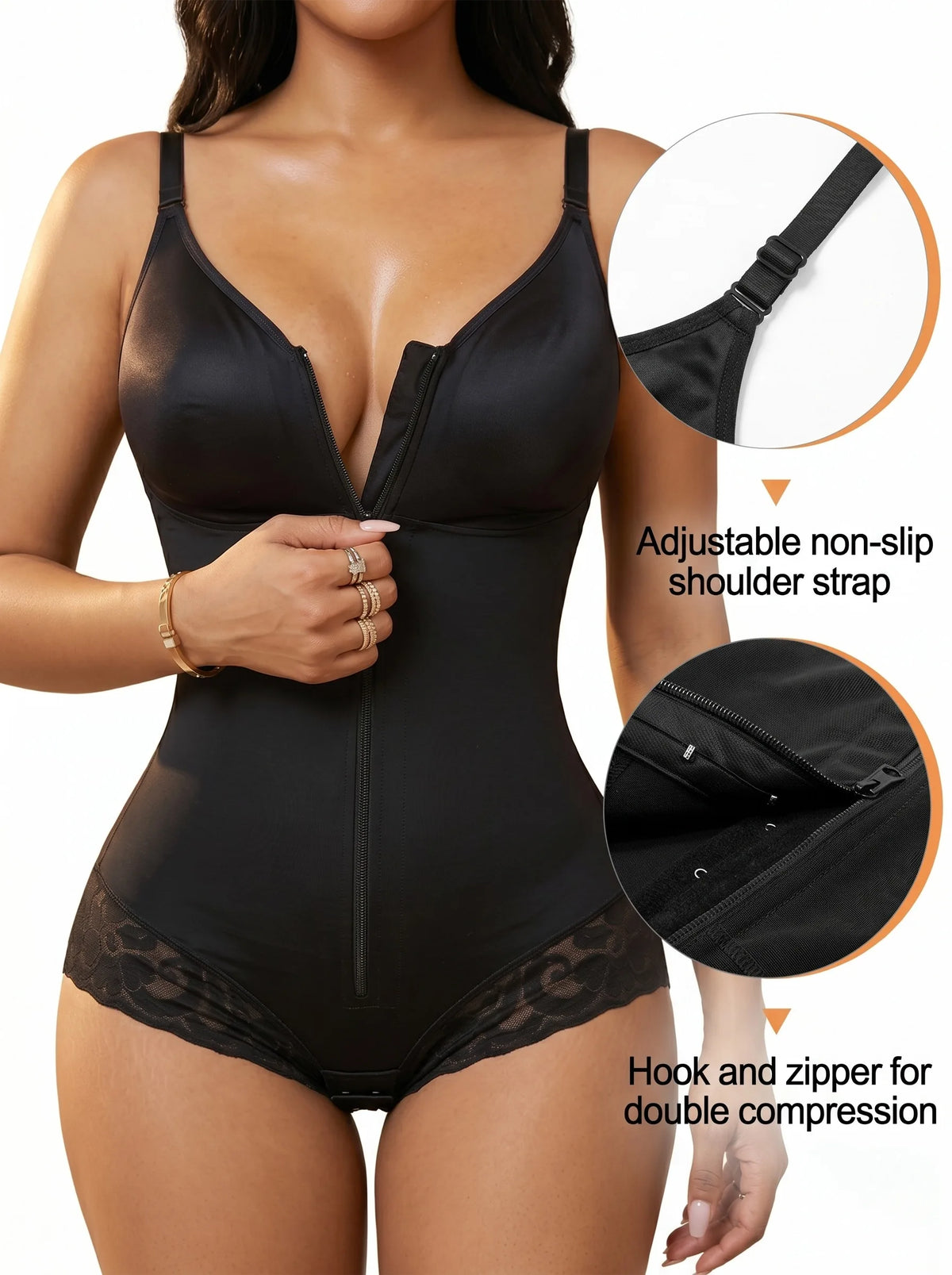 Postpartum Fajas Colombianas Tummy Control Shapewear for Women Body Shaper Compression Garment