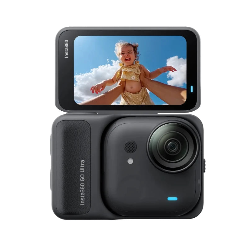 Insta360 GO Ultra Pocket Camera 1/1.28" sensor and 5nm AI chip 4K60fps Shoot for up to 200 minutes on a single charge