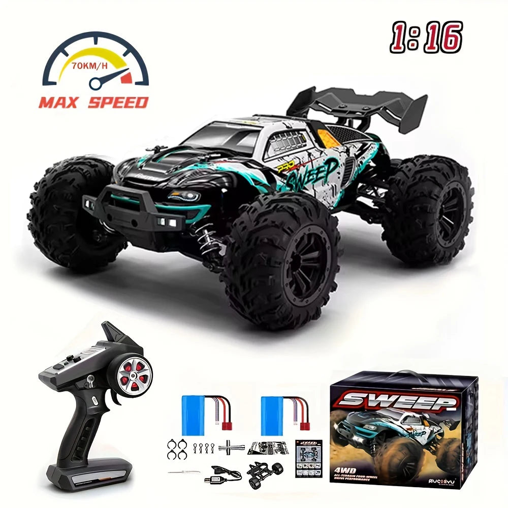 1/16 RC Car 4x4 Remote Control Cart 16101PRO/16102PRO Brushless 70KM/H 2.4G Electric High Speed Off-Road Drift Racing Toys