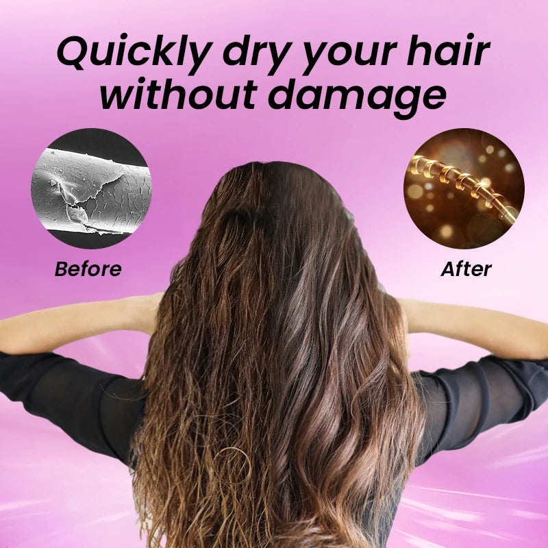 SeeCherish Professional Ionic Hair Dryer With Diffuser And Concentrator