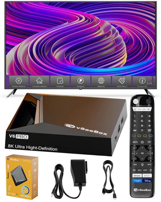 vSeeBox V6 Pro 2026 Version, VC Box, V Box, See Box, Vsee Box for TV