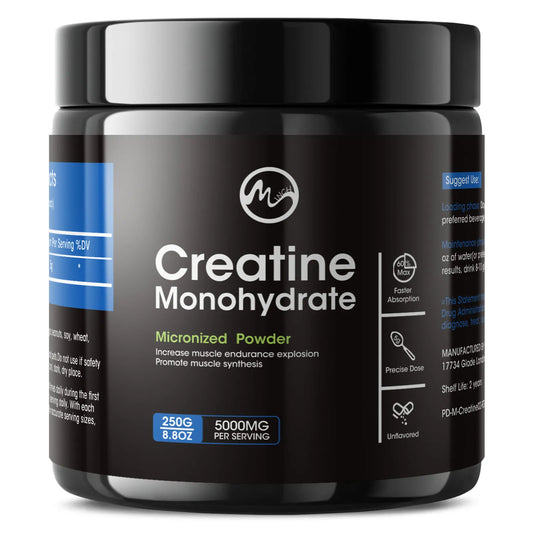 Minch Creatine Monohydrate Powder 5000mg Creatine Muscle Builder Post Workout Gain Strength Build Muscle for Men & Women