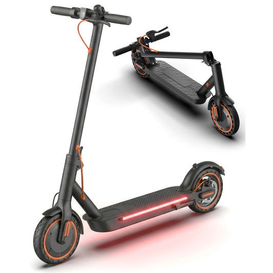 Osboo 550W Folding Electric Scooter for Adults with Side Lights