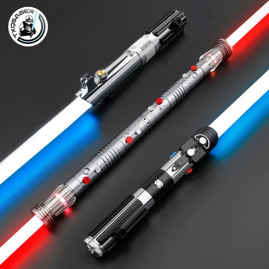TXQSABER Anakin SE Darth maul Vader SE luke SE Lightsaber SNV4 Light Sword Metal Hilt Smooth Swing Card Cospaly Toy Foce