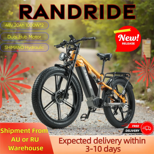 RANDRIDE Electric Mountain Bike For Off Road Adventures