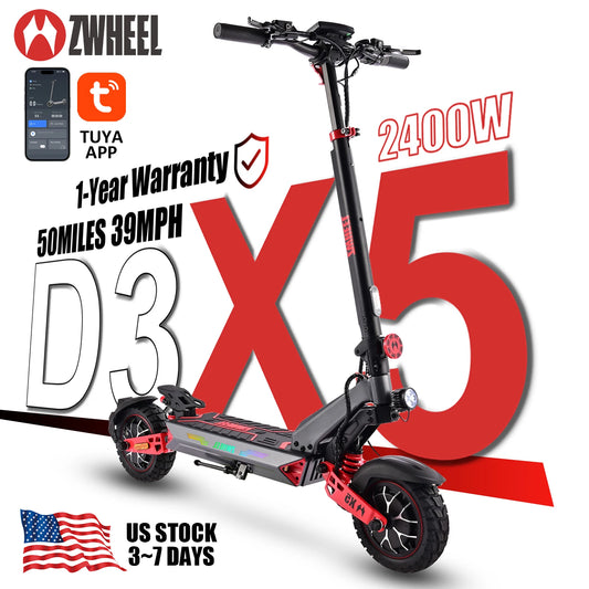 ZWHEEL D3 Dual Motor All Wheel Drive Electric Scooter