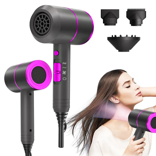 SeeCherish Professional Ionic Hair Dryer With Diffuser And Concentrator