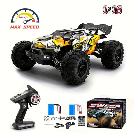 1/16 RC Car 4x4 Remote Control Cart 16101PRO/16102PRO Brushless 70KM/H 2.4G Electric High Speed Off-Road Drift Racing Toys
