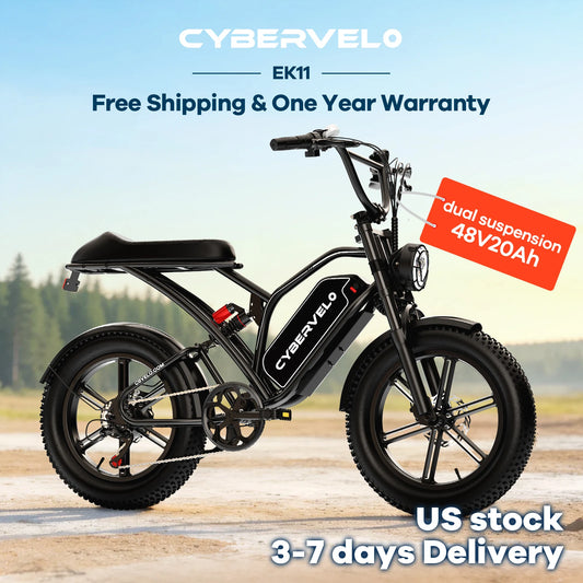 CBVELO EK11 Fat Tire Electric Dirt Bike With Removable Battery
