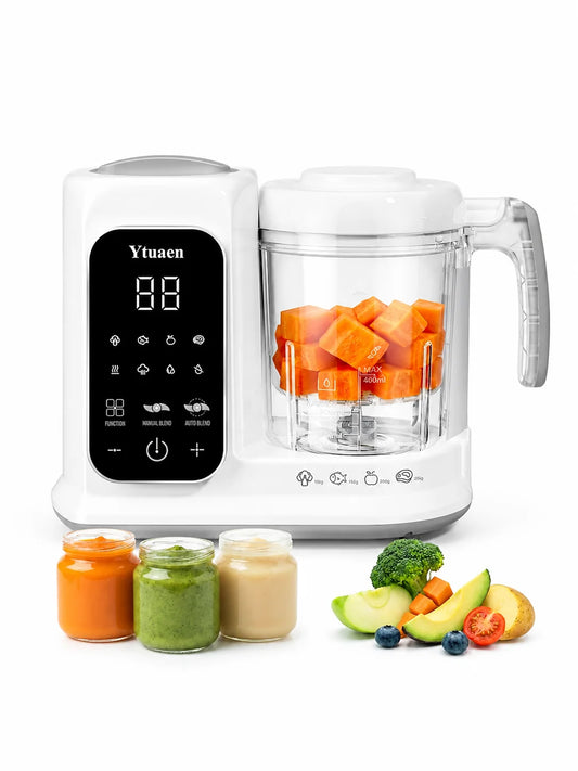 Baby Food Maker Steamer And Blender With Manual And Auto Controls