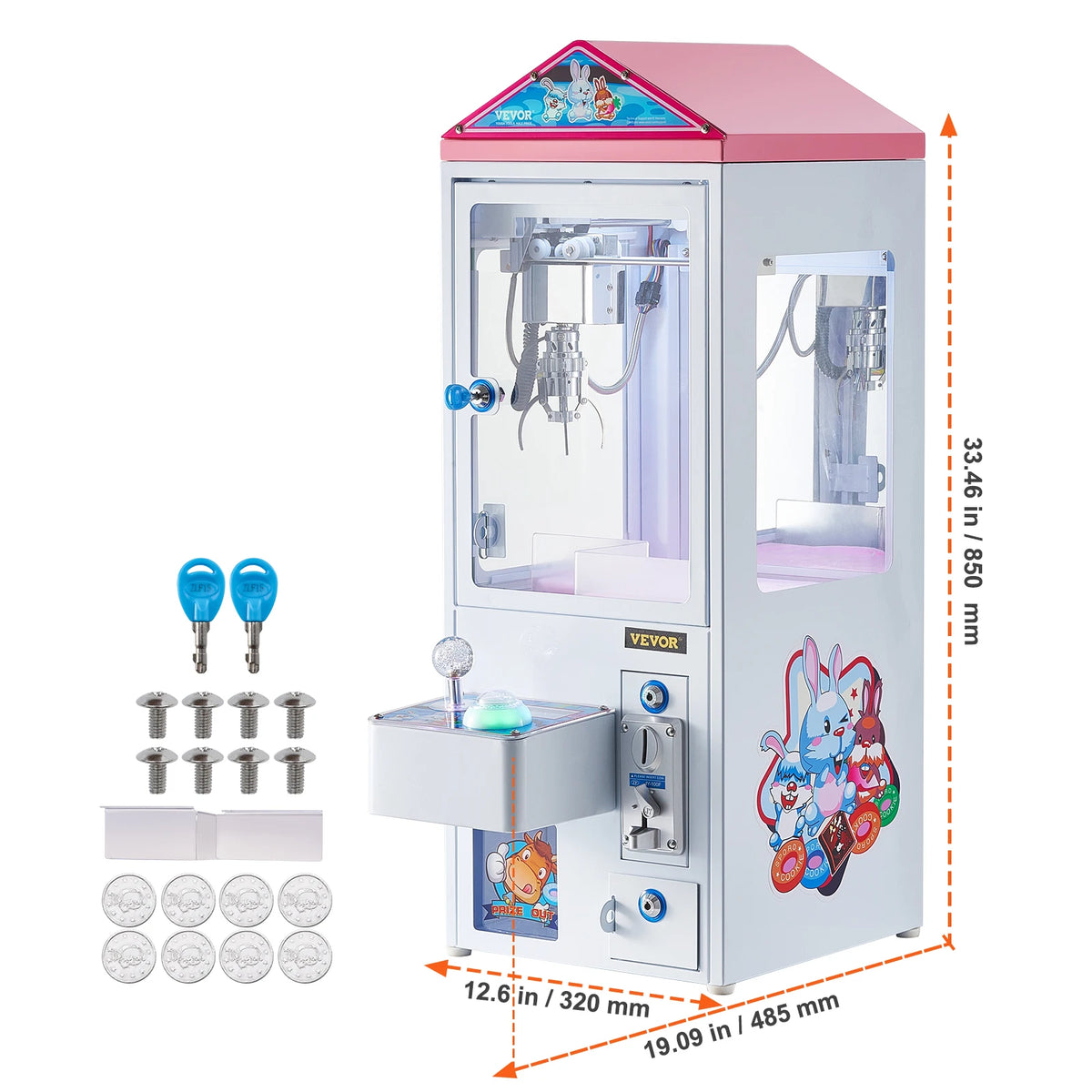 SucceBuy Arcade Claw Machine Prize Grabber Vending Game for Kids