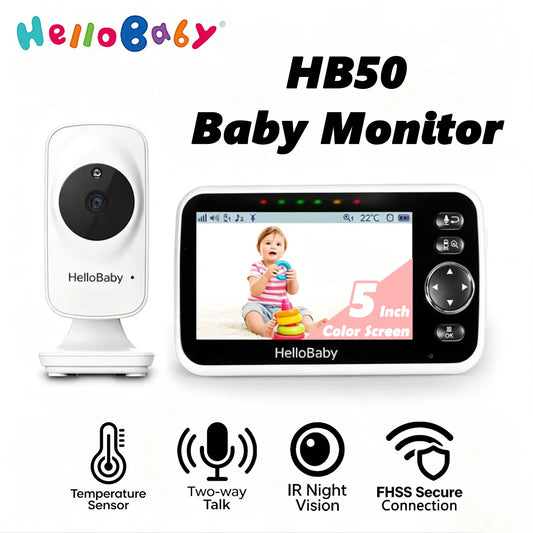 HelloBaby Baby Monitor With Night Vision And Two Way Talk